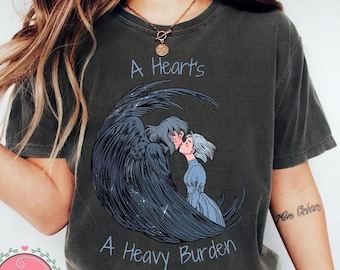 Camiseta de Howl y Sophie, sudadera, sudadera con capucha, camiseta de Studio Ghibli, camiseta de El castillo ambulante, camiseta de regalo de Studio Ghibli, camiseta Y2K