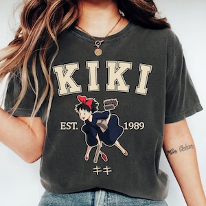 Kiki Est 1989 Shirt, Sweatshirt, Hoodie, Studio Ghibli Shirt, Kiki&#39;s Delivery Service Shirt, Studio Ghibli Gift Shirt, Y2K Shirt
