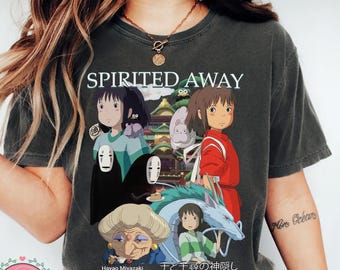Spirited Away Shirt, Sweatshirt, Hoodie, Studio Ghibli Shirt, Spirited Away Shirt, Haku, Chihiro Shirt, Studio Ghibli Gift Shirt, Y2K Shirt