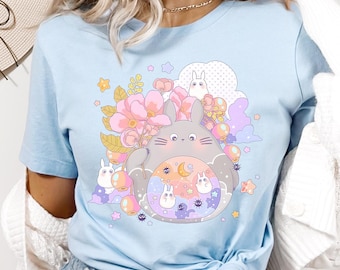 Cute Totoro T-Shirt, Sweatshirt, Hoodie, Studio Ghibli Shirt, My Neighbor Totoro Shirt, Studio Ghibli Gift Tee, Y2K Shirt