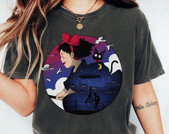 Kiki's Delivery Service Shirt, Sweatshirt, Hoodie, Studio Ghibli Shirt, Kiki's Delivery Service Shirt, Studio Ghibli Gift Shirt, Y2K Shirt