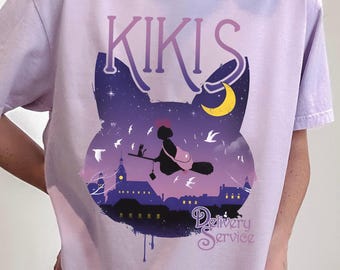 Kiki's Delivery Service Shirt, Sweatshirt, Hoodie, Studio Ghibli Shirt, Kiki's Delivery Service Shirt, Studio Ghibli Gift Shirt, Y2K Shirt