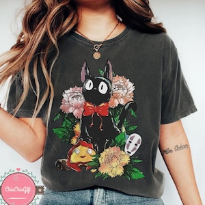 Vintage Kiki&#39;s Delivery Service Shirt, Sweatshirt, Hoodie, Studio Ghibli Shirt, Kiki&#39;s Jiji Shirt, Studio Ghibli Gift Shirt, Y2K Shirt