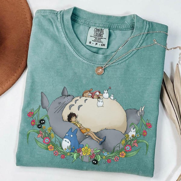 Camiseta de Mi vecino Totoro, sudadera, sudadera con capucha, camiseta de Studio Ghibli, camiseta de Totoro, camiseta de Catbus, camiseta de regalo de Studio Ghibli, camiseta Y2K