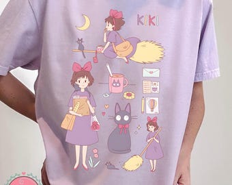 Kiki's Delivery Service Shirt, Sweatshirt, Hoodie, Studio Ghibli Shirt, Kiki's Delivery Service Shirt, Studio Ghibli Gift Shirt, Y2K Shirt
