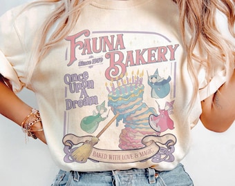 Retro Disney Sleeping Beauty Baked With Love And Magic Shirt, Sleeping Princess Shirt, Fairy Godmother Shirt, Theme Park Family Shirts