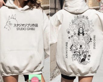 Camiseta vintage de Studio Ghibli, sudadera, sudadera con capucha, camiseta de Studio Ghibli, camiseta de personaje de Studio Ghibli, camiseta de regalo de Studio Ghibli, camiseta Y2K