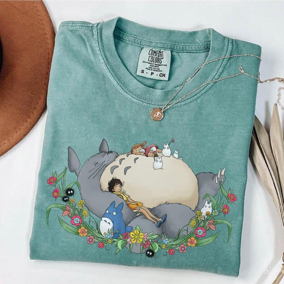 My Neighbor Totoro Shirt, Sweatshirt, Hoodie, Studio Ghibli Shirt, Totoro Shirt, Catbus Shirt, Studio Ghibli Gift Shirt, Y2K Shirt