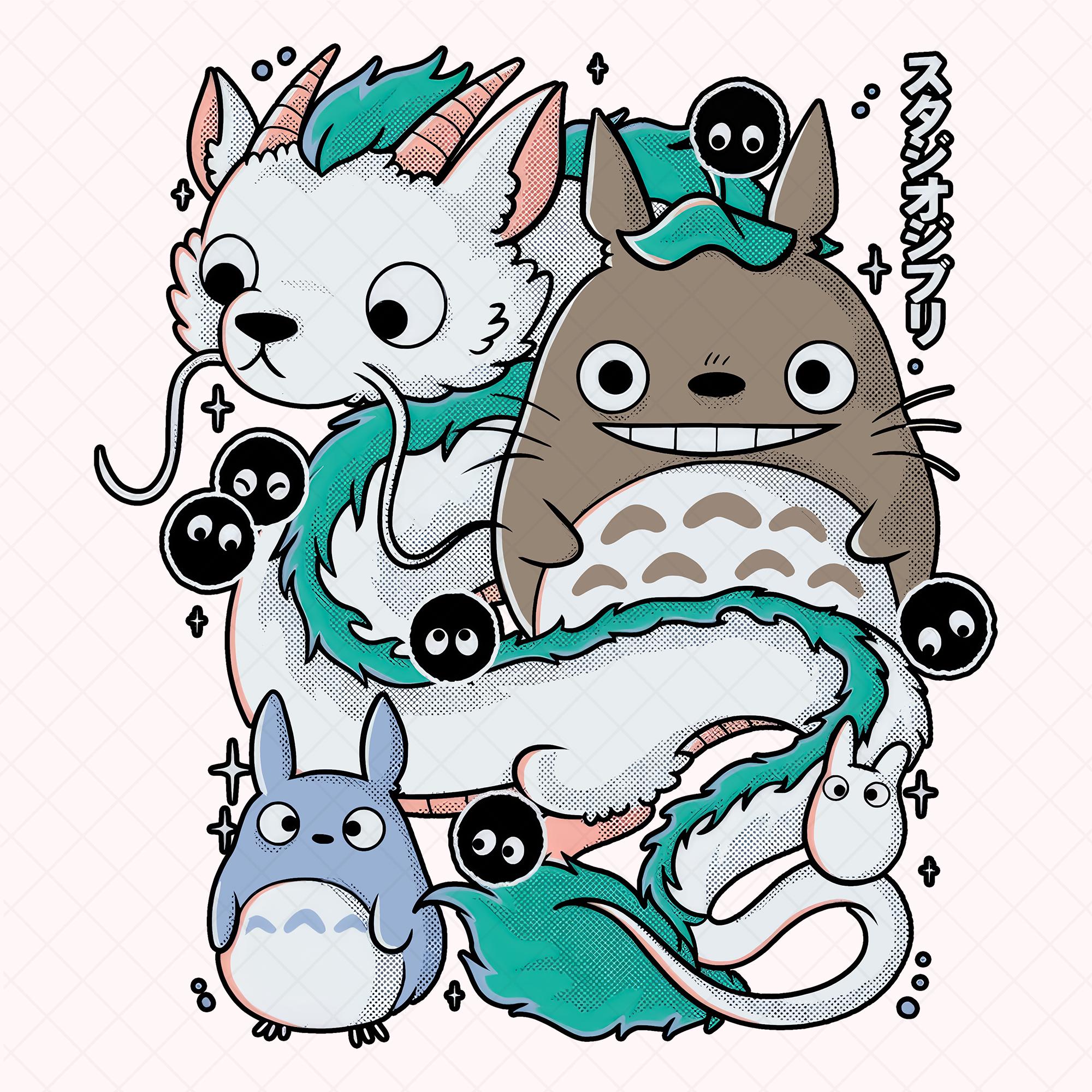 My Neighbor Totoro PNG, Studio Ghibli PNG, Princess Mononoke png, Spirited Away Png, Howl's Moving Castle Png, Kikis Delivery Png, Ponyo Png
