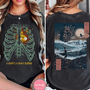 Howl&#39;s Moving Castle Calcifer Shirt, Sweatshirt, Hoodie, Studio Ghibli Shirt, Howl&#39;s Moving Castle Shirt, Studio Ghibli Gift Tee, Y2K Shirt