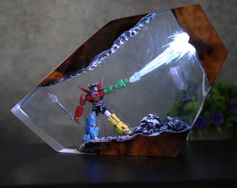 Custome Voltron night light, Voltron Figure, Voltron legendary defender, Voltron Robot Figure, personalization night light, Birthday Gifts.