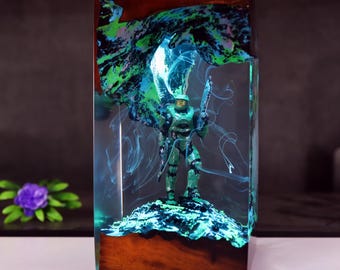 Custom Halo Night light, Halo Figure Decor home, Unique Night Light, Warrior Figure, Gift for gamer, Mother's Day gifts, Father's Day gifts