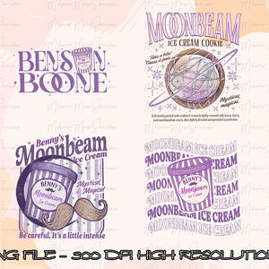 Benson Boone Moonbeam Ice Cream digital file, America Heart Tour PNG file, Tour Album 2025 Concert Png, Mystical Magical Png, Benson Boone