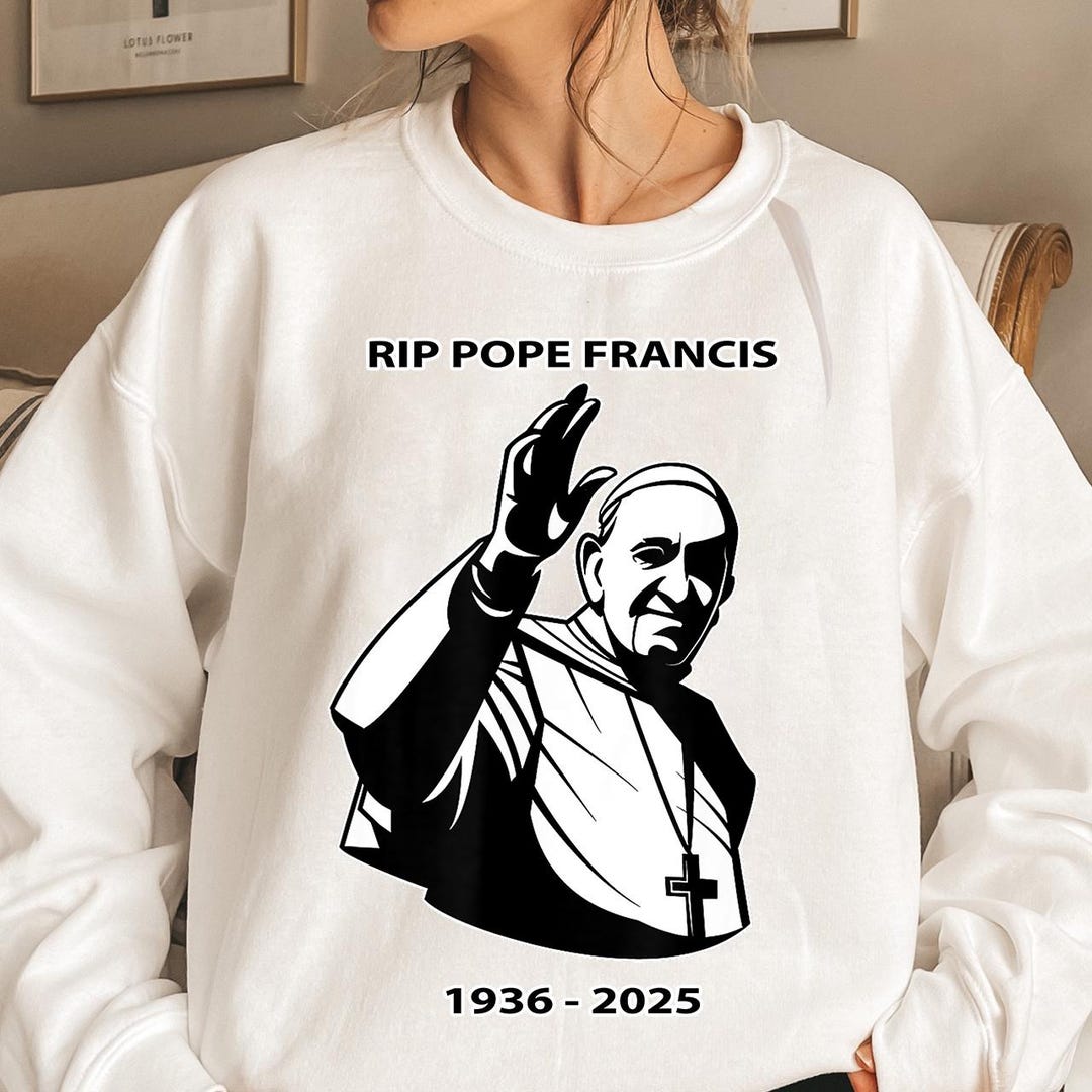RIP Pope Francis 1936-2025 PNG, Catholic Memorial Pope Sublimation ...