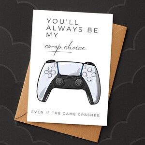Salviamo il gioco insieme - Biglietto d'amore per i giocatori / Download digitale / Divertente stampabile per San Valentino