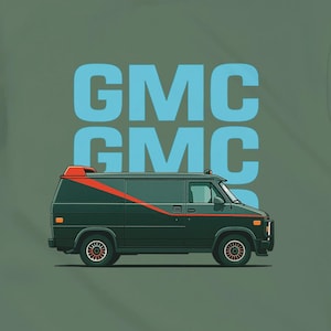 A-Team Van T-Shirt inspired design for the GMC Vandura driving enthusiast TV