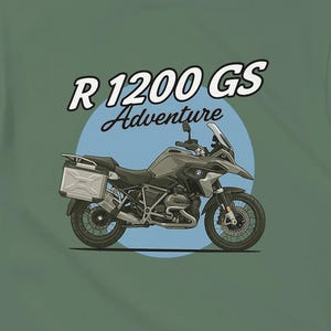 R1200 GS T-Shirt inspired design for the BMW R1200 GS Adventure riding enthusiast