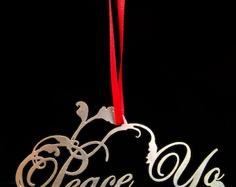 PEACE YO limited edition xmas ornament