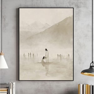 Woman Touches Jesus DIGITAL DOWNLOAD, Jesus Healing Print Bible Art, Christian Modern, Bible Verse Wall Art, Bible Sketch Pastel, Christian