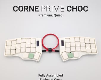 Corne Keyboard Wireless/Wired - Custom Colors - Choc Split, Low-Profile Ergonomic Quiet Keyboard