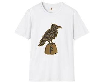 Viking Raven Shirt - Norse Mythology Raven T-Shirt - Bifröst Apparel Foundation Line