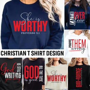 Christian svg png Bundle, Christianity shirt design, Faith-Based sayings, Religious svg Cut Files, Christian Quote png, Sublimation Design
