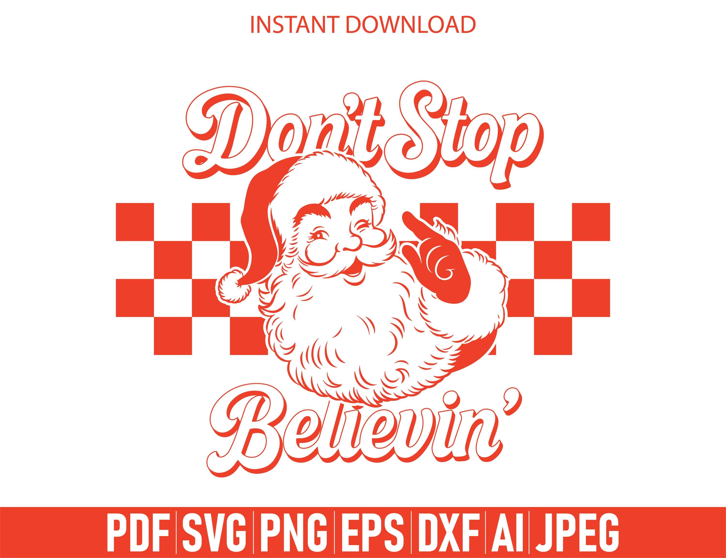 Dont Stop Believing Svg - Etsy