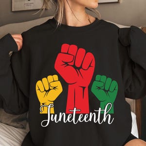 Juneteenth svg png, Czarna historia png, 1865 Juneteenth png, Czarna dziewczyna svg, Pięść svg, Sublimacja Juneteenth png, Plik Cricut Cut Juneteenth