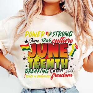 Juneteenth 1865 PNG SVG: Black History, Freedom Design (Digital Download)