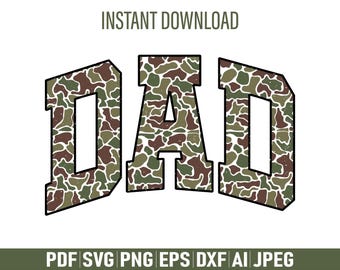 Retro Camo Dad png, Dad Camo svg, Dad Camouflage png, Old Camo Dad png, Vintage Camo Dad png, Dad Sublimation Shirt png, Fathers day png svg