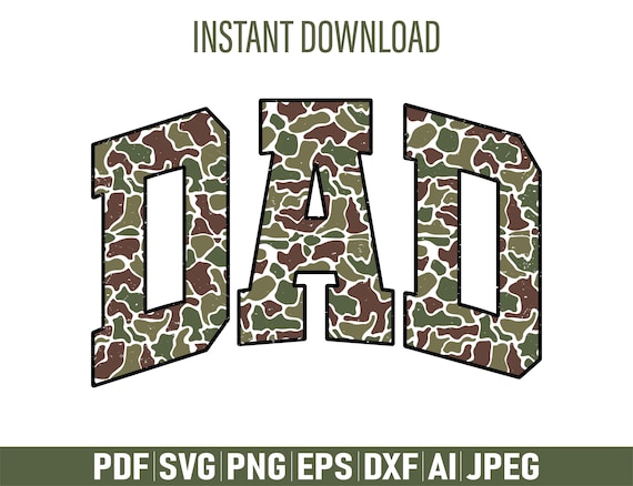 Retro Camo Dad png, Dad Camo svg, Dad Camouflage png, Old Camo Dad png, Vintage Camo Dad png, Dad Sublimation Shirt png, Fathers day png svg
