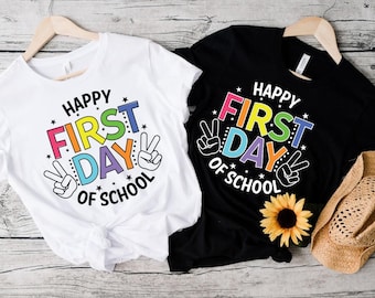 Happy First Day of School svg, Back to School svg, First Day svg png, Teacher First Day Shirt Iron on png, Teacher svg, Hello School svg