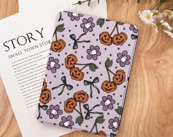 Cute Halloween Pumpkin Kindle Case 2024 Kindle Paperwhite 7", Kindle 12th Gen Cover, Paperwhite 11th, Colorsoft Strap Case, Auto Sleep/Wake
