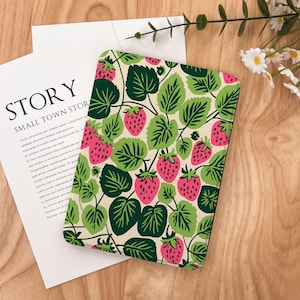 Strawberry Kindle Case 2024 Kindle Paperwhite 7&quot;, Kindle 12th Gen Cover, Paperwhite 11th 6.8&#39;&#39;, Colorsoft Strap Case, Auto Sleep/Wake