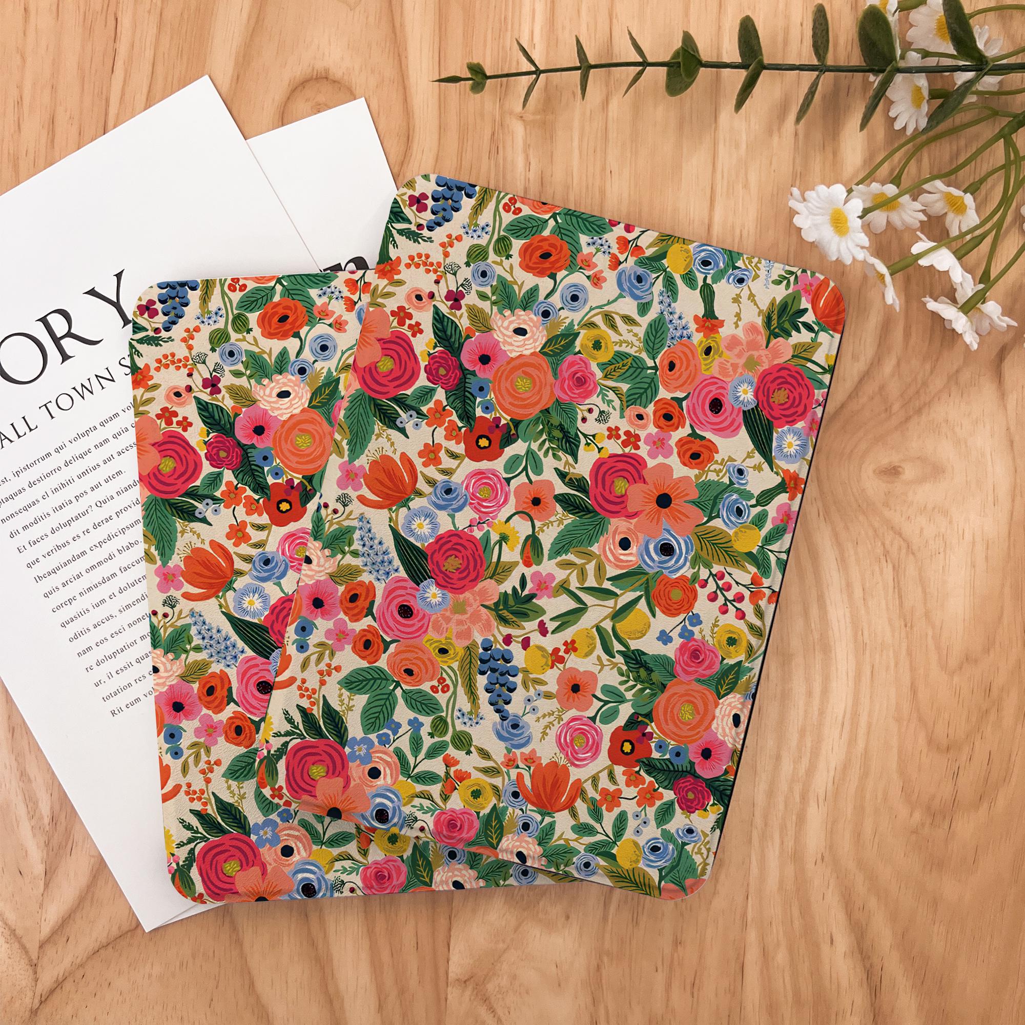 Retro Flowers Kindle Case 2024 Kindle Paperwhite 7", Kindle 12th Gen ...