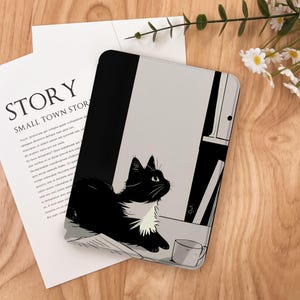 Cartoon Cat Kindle Case 2024 Kindle Paperwhite 7&quot;, Kindle 12th Gen Cover, Paperwhite 11th 6.8&#39;&#39;, Colorsoft Strap Case, Auto Sleep/Wake