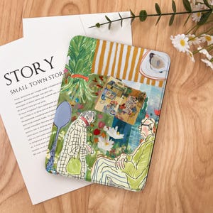 Picnic Collage Kindle Case 2024 Kindle Paperwhite 7&quot;, Kindle 12th Gen Cover, Paperwhite 11th 6.8&#39;&#39;, Colorsoft Strap Case, Auto Sleep/Wake
