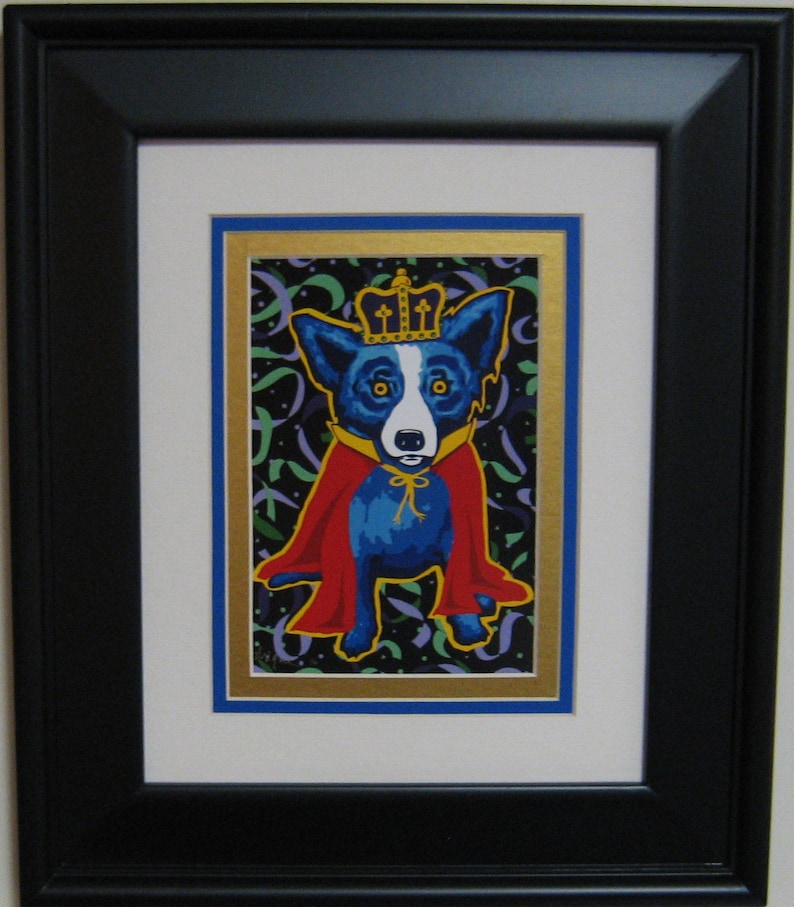 blue dog mardi gras