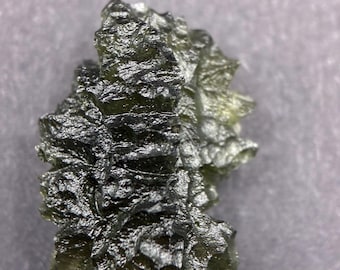 moldavite 3.73 G compact hedgehog Besednice Jezkovna, Czech Republic