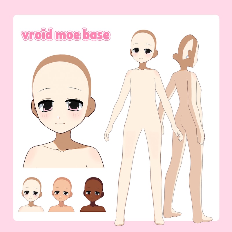 Vroid Model Base - Etsy