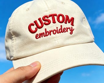 Gorra de béisbol bordada personalizada, gorra personalizada con tu propio logotipo, gorra de béisbol unisex, gorra de béisbol elegante, regalo para el Día del Padre, regalo perfecto
