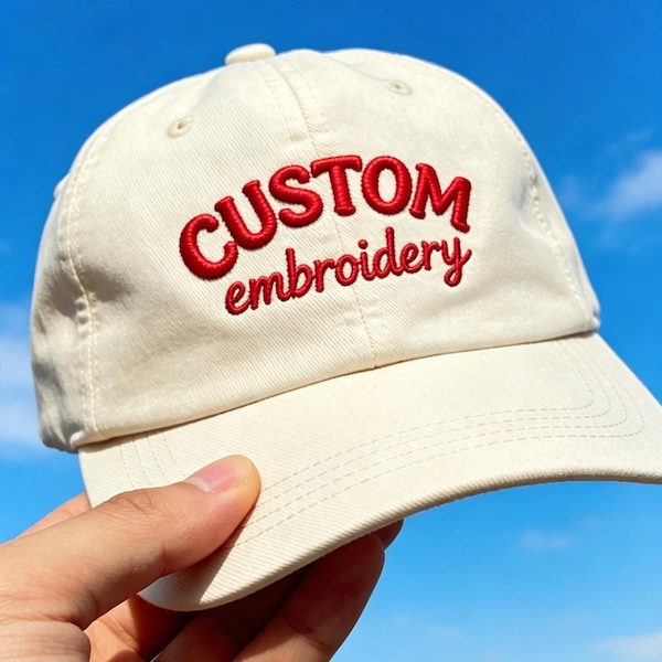 Custom Embroidered Baseball Hat,Personalized Cap With Your Own Logo,Unisex Baseball Ca,Fancy Baseball Cap,For Fathers Day Gifts,Perfect Gift