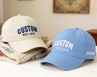 Custom Embroidered Baseball Hat,Personalized Cap With Your Own Logo,Unisex Baseball Ca,Fancy Baseball Cap,For Fathers Day Gifts,Perfect Gift
