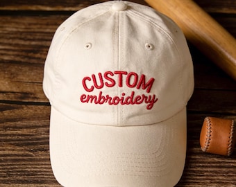 Custom Embroidered Baseball Hat,Personalized Cap With Your Own Logo,Unisex Baseball Ca,Fancy Baseball Cap,For Fathers Day Gifts,Perfect Gift
