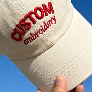 Custom Embroidered Baseball Hat,Personalized Cap With Your Own Logo,Unisex Baseball Ca,Fancy Baseball Cap,For Fathers Day Gifts,Perfect Gift image 3