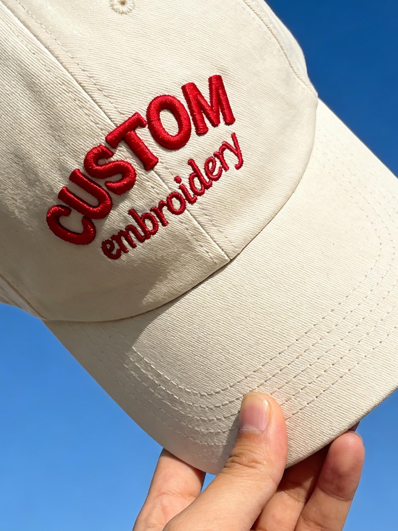 Custom Embroidered Baseball Hat,Personalized Cap With Your Own Logo,Unisex Baseball Ca,Fancy Baseball Cap,For Fathers Day Gifts,Perfect Gift image 3