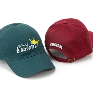 Custom Embroidered Baseball Hat,Personalized Cap With Your Own Logo,Unisex Baseball Ca,Fancy Baseball Cap,For Fathers Day Gifts,Perfect Gift image 6