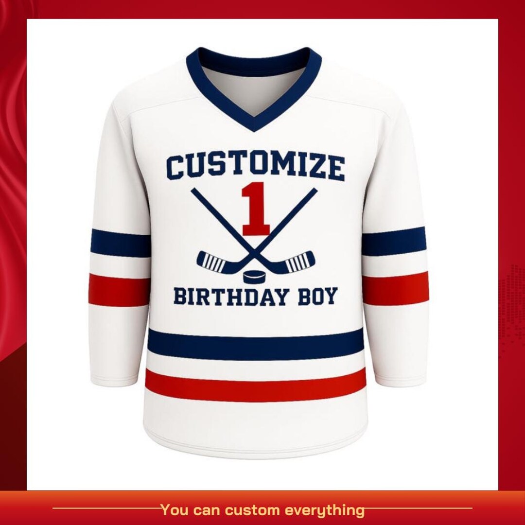 Custom Hockey Jersey Toddler to Adult Sizes – Personalized
