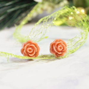 Rose Stud Oorbellen Cosplay Kostuum Roze Rozen Oorbellen Jewel Magical Girl Crystal Anime Manga