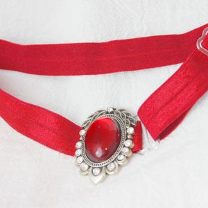 Princess Jasmine Headband Tiara Red Slave Cosplay Costume Disneybound Outfit Aladdin Fantasy Halloween (Silver)
